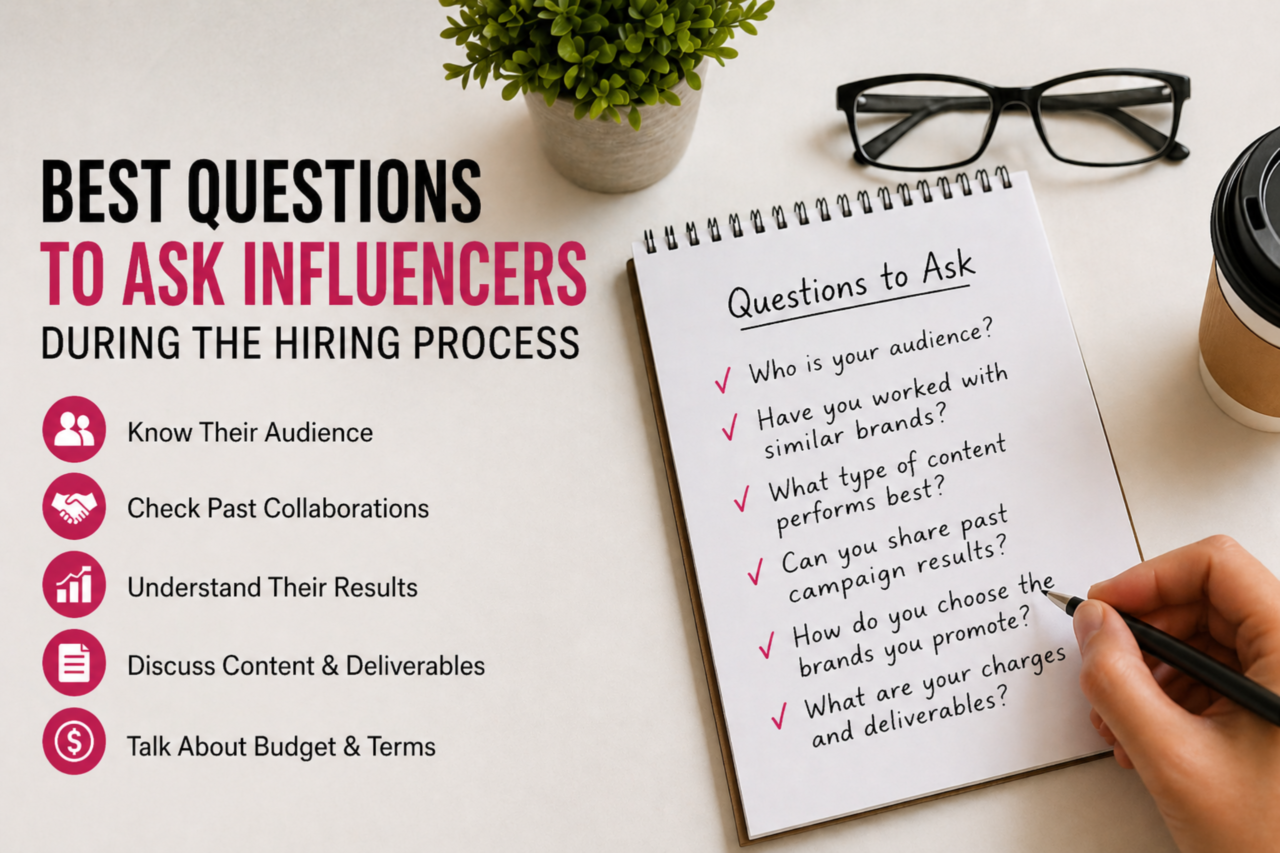 Best Questions to Ask Influencers During Hiring Process