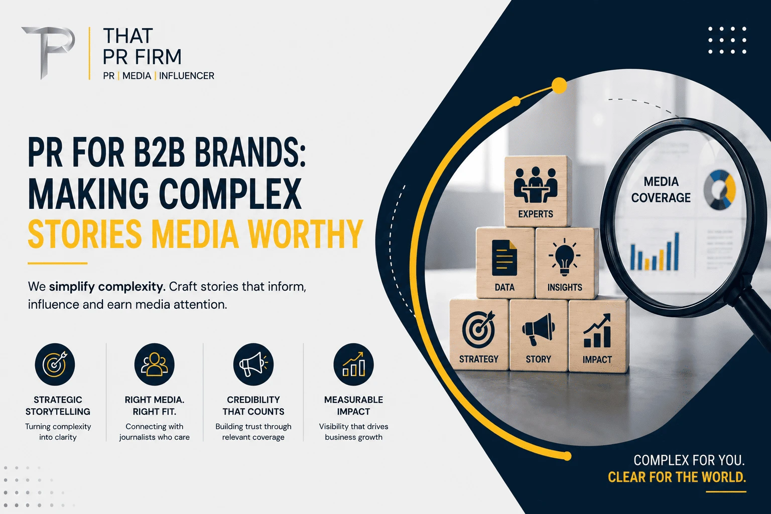 B2B PR strategy for making complex business stories media worthy